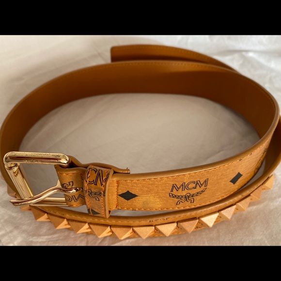 AUTHENTIC MCM RARE PHENOMENON BELT - Picture 2 of 16